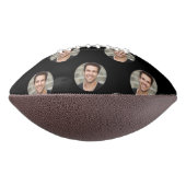 パーソナライズされたおもしろい顔カスタム写真 アメリカンフットボール (回転270)