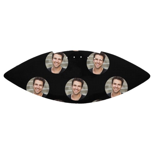 パーソナライズされたおもしろい顔カスタム写真 アメリカンフットボール (パネル)