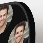 パーソナライズされたおもしろい顔カスタム写真 ピックルボールラケット (左詳細)