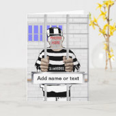 パーソナライズされたおもしろい顔テンプレート カード (黄色い花)