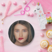 パーソナライズされたおもしろい顔 ペーパープレート (パーティー)