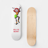 パーソナライズされたおもしろい スケートボード (正面)