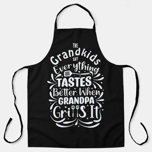 パーソナライズされたおもしろいBBQシェフ エプロン (正面)