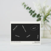 -パーソナライズされたお世話になりました ポストカード (スタンド正面)