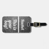 パーソナライズされたお前のバッグ |荷物おもしろいタグ ラゲッジタグ (正面横)