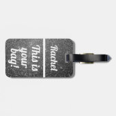 パーソナライズされたお前のバッグ |荷物おもしろいタグ ラゲッジタグ (裏面横)