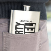 パーソナライズされたお尻フラスコの贈り物を飲むおもしろい引用文 フラスク (インサイチュ)