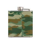 パーソナライズされたお尻フラスコ |迷彩模様のデザイン フラスク (裏面)
