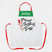 パーソナライズされたお尻Y'allカスタム エプロン (正面)