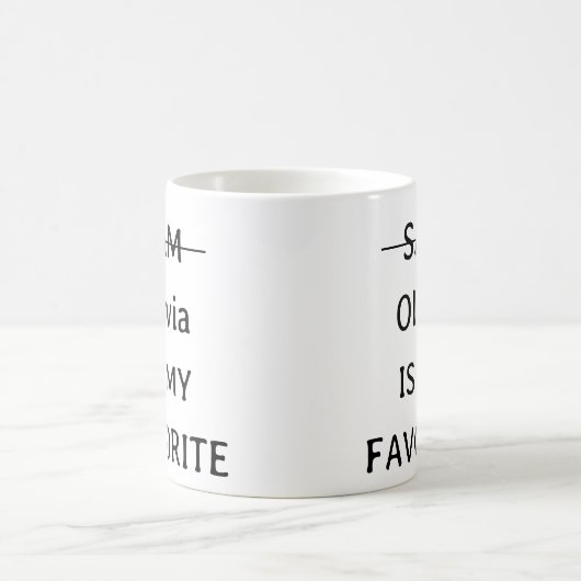 パーソナライズされたお気に入りのおもしろい子マグカップ2子供 コーヒーマグカップ (中央)