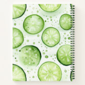 パーソナライズされたお気に入りのレシピ ノートブック (裏面)