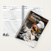 パーソナライズされたお気に入りのレシピ ノートブック (内側)