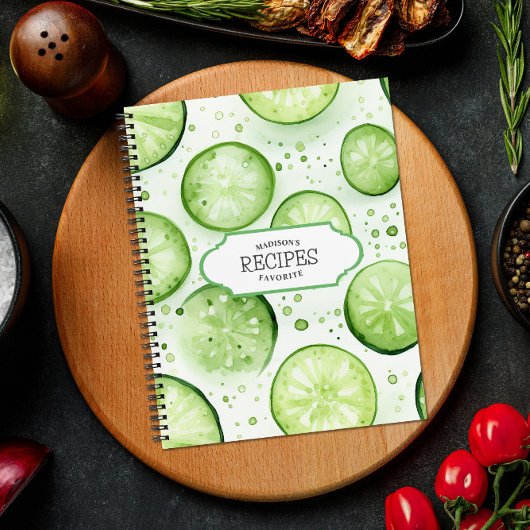 パーソナライズされたお気に入りのレシピ ノートブック