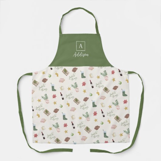 パーソナライズされたお気に入りのThings エプロン (正面)
