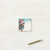 パーソナライズされたお洒落クリスマス ポストイット (デスク上)