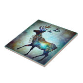 パーソナライズされたお洒落トナカイ タイル (側面)