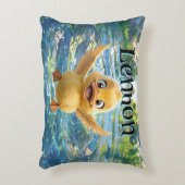 パーソナライズされたお洒落疑問に思ベビー枕 アクセントクッション (正面(垂直))