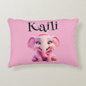 パーソナライズされたお洒落疑問に思象の枕 アクセントクッション (正面)