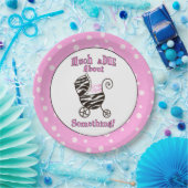 パーソナライズされたお祝い紙プレート ペーパープレート (パーティー)