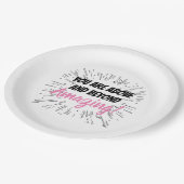 パーソナライズされたお祝い ペーパープレート (アングル)