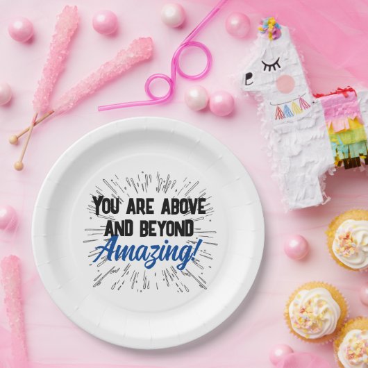 パーソナライズされたお祝い ペーパープレート (パーティー)