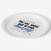 パーソナライズされたお祝い ペーパープレート (アングル)