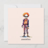 パーソナライズされたかわいいゾンビのハロウィーン(6) (正面)