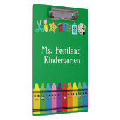 パーソナライズされたかわいい先生 クリップボード (右)