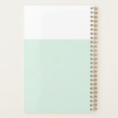 パーソナライズされたかわいい動物 – パンダ プランナー手帳 (裏面)