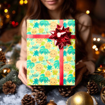 パーソナライズされたかわいい太陽と熱帯自然の色