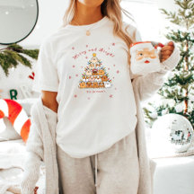 パーソナライズされたかわいい子犬クリスマスの木の犬の恋人