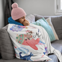 パーソナライズされたかわいい牛、宇宙、猫、月お洒落