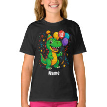 パーソナライズされたかわいい誕生日ディノ