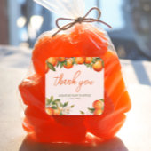 パーソナライズされたかわいこちゃんありがとう スクエアシール