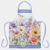 パーソナライズされたかわいらしカラフル エプロン (正面)