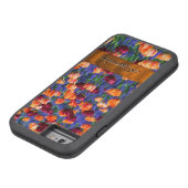 パーソナライズされたかわいらしチューリップ花畑 Case-Mate iPhoneケース (底)