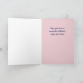 パーソナライズされたかわいらしハッピーバースデー カード (内部)