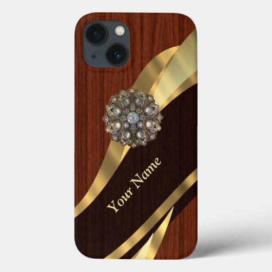 パーソナライズされたかわいらしフェイクさくらんぼ Case-Mate iPhoneケース (裏面)