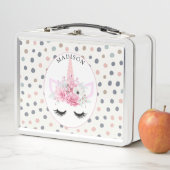 パーソナライズされたかわいらしフローラ メタルランチボックス (インサイチュ)