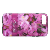 パーソナライズされたかわいらし花写真 Case-Mate iPhoneケース (裏面(横))