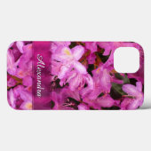パーソナライズされたかわいらし花写真 Case-Mate iPhoneケース (裏面 (横))