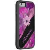 パーソナライズされたかわいらし頭花柄 Case-Mate iPhoneケース (裏面/右)