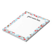 パーソナライズされたきのこメモ帳 ノートパッド (回転)