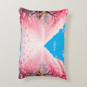 パーソナライズされたさくらんぼ アクセントクッション (裏面(縦))