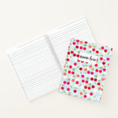 パーソナライズされたさくらんぼ ノートブック (内部)