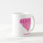 パーソナライズされたすごいナース コーヒーマグカップ (正面右)