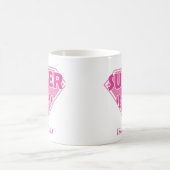 パーソナライズされたすごいナース コーヒーマグカップ (中央)