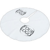 パーソナライズされたのカスタム結婚アイディア独自の作成 ブラッシュドポリエステルツリースカート (アングル)