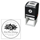 パーソナライズされたのビジネス結婚ロゴフローラブーケ セルフインキングスタンプ (インサイチュ)