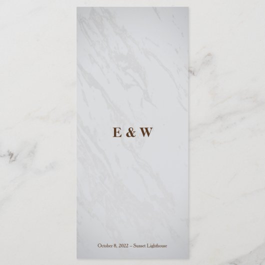 パーソナライズされたのメ結婚ニュー メニュー (裏面)